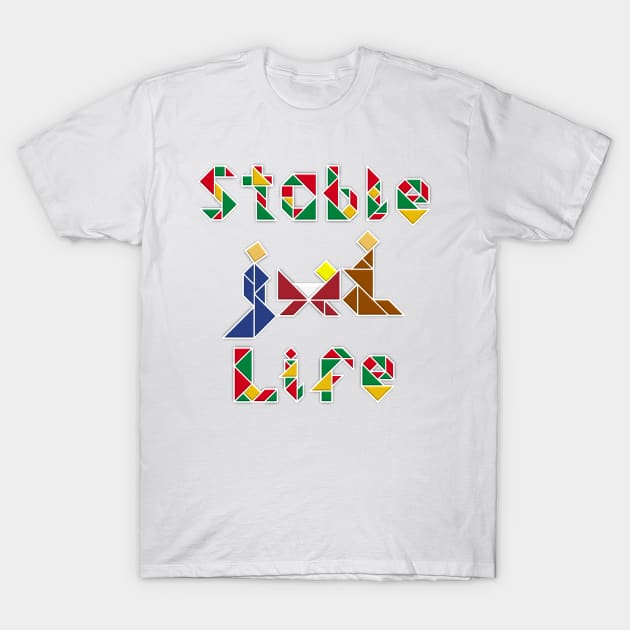 Stable Life T-Shirt by Aqua Juan